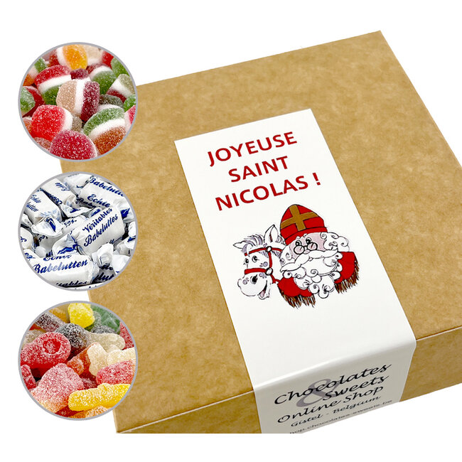 Boite à bonbons JOYEUSE SAINT-NICOLAS