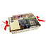 Panier cadeau (L) assortiment de chocolats, biscuits et douceurs