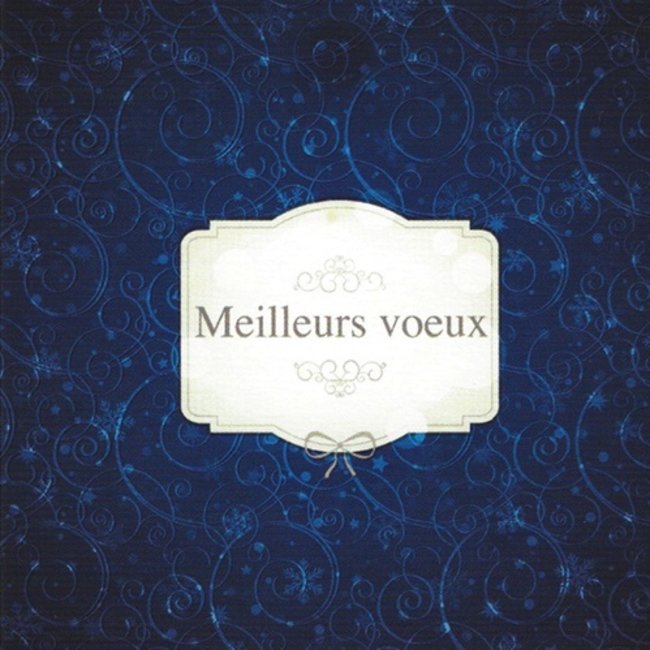 Carte de voeux 'Meilleurs vœux'