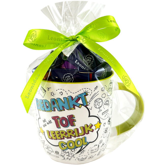 Mok 'Bedankt Tof Leerrijk Cool' Napolitains 250g
