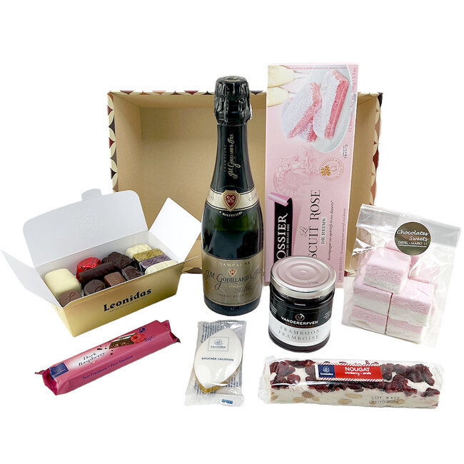 Gift basket Champagne & Delicacies (L)