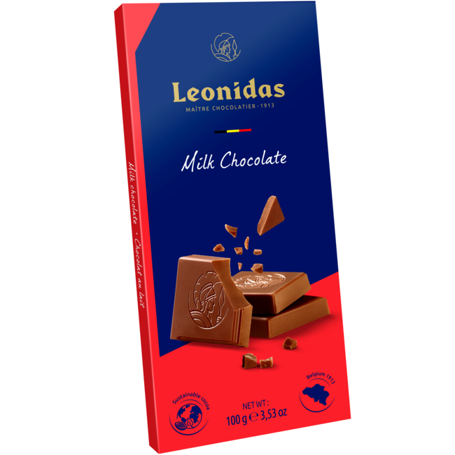 Leonidas Tablet melkchocolade 30% 100g
