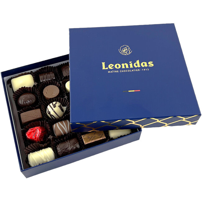 Leonidas Coffret cadeau bleu de 20 chocolats