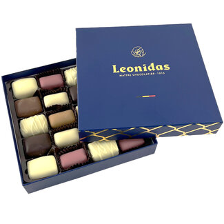 Leonidas Blaue Geschenkbox 20 Manon-Pralinen (deine Auswahl)