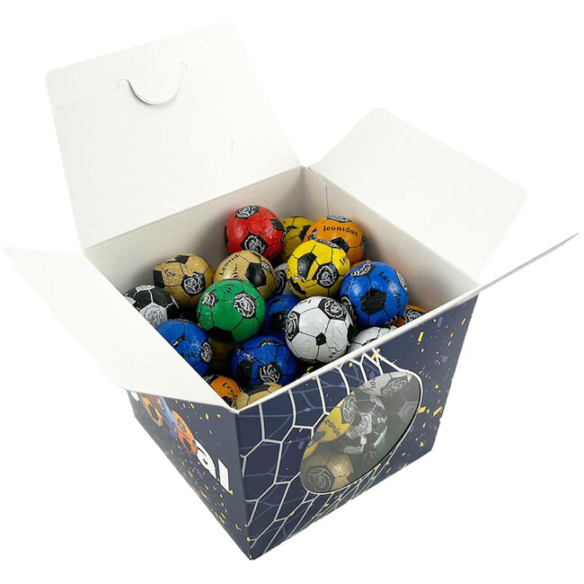 Leonidas Supportersbox - 54 Chocolade voetballetjes