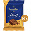 Leonidas Tablette fourrée Louise 75g - Lot de 20 tablettes au praliné caramel