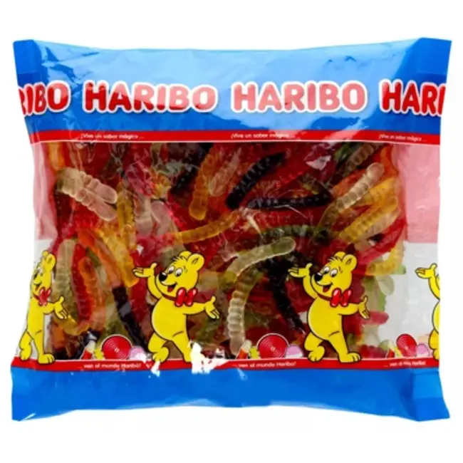 Haribo Gloeiwormen 1kg VOORDEELPAK