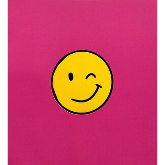 Carte de voeux 'Smiley' (11x12cm)