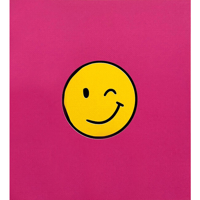 Greeting card 'Smiley' (11x12cm)