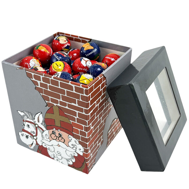 Leonidas Boîte de cheminée - 80 Billes de Saint-Nicolas