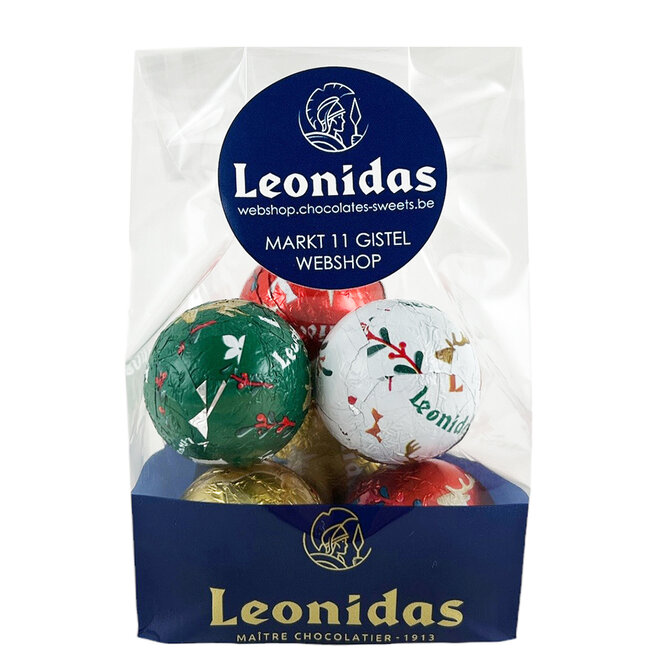 Leonidas Sachet avec 6 Boules de fête
