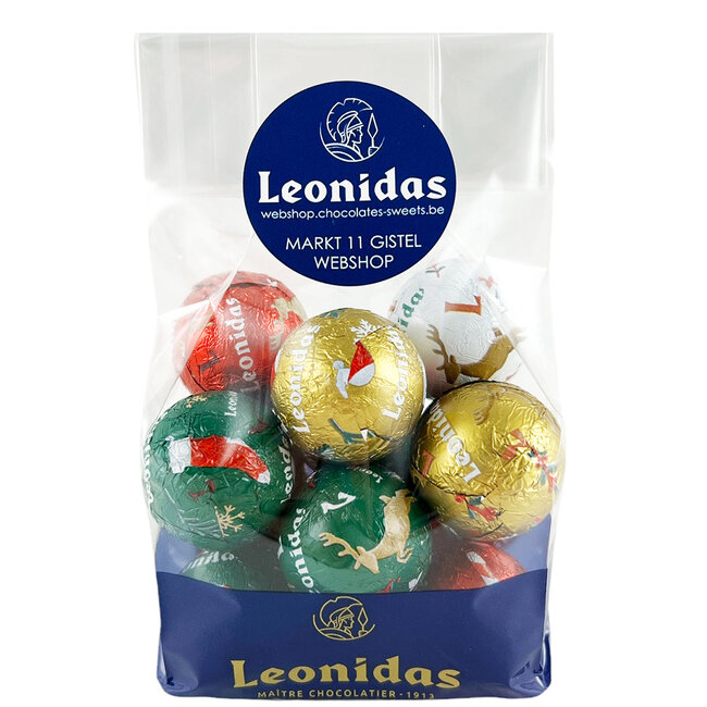 Leonidas Tüte mit 12 Festliche Schokokugeln