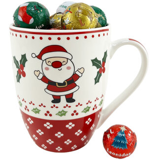 Mok 'Kerstman' Feestballetjes 250g