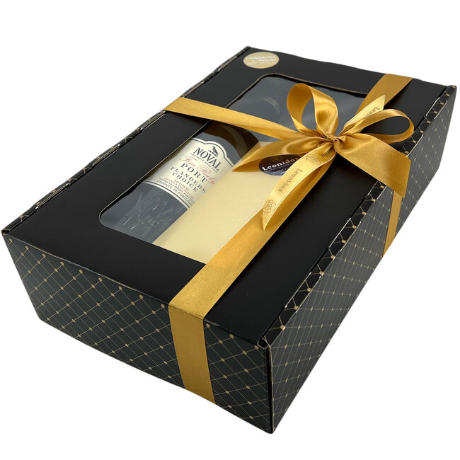 Leonidas Assortiment de 1kg de chocolats et bouteille de Porto blanc 75cl