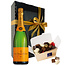 Leonidas 1kg pralines/bonbons en een fles Champagne Veuve Clicquot 75cl