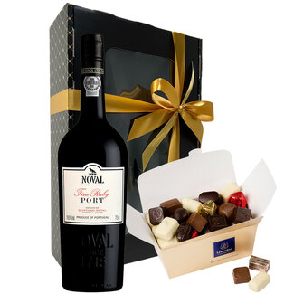 Leonidas 500g Pralinen und Flasche Porto rot 75cl