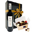 Leonidas 500g pralines/bonbons en een fles rode wijn 75cl