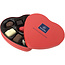 Leonidas Metalen hart met 9 pralines/bonbons