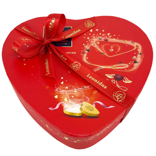 Leonidas Cardboard heart 9 chocolates