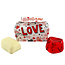 Mini boîte 'LOVE' avec 2 pralines