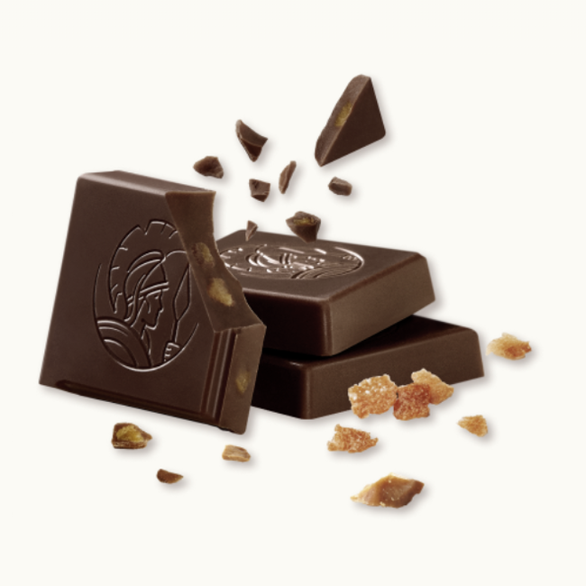 Leonidas Tablet Puur met Karamel feuilletine 100g (18 stuks)