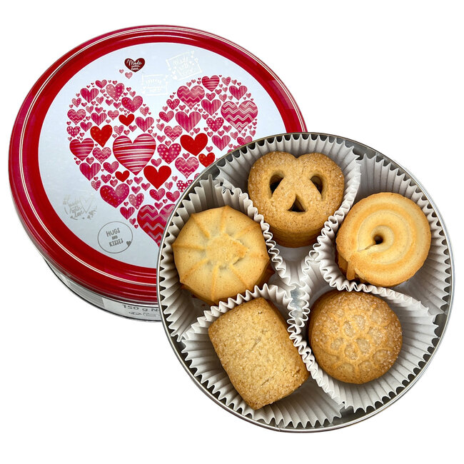 Biscuits Danois au Beurre en Boîte Thème Amour 150g
