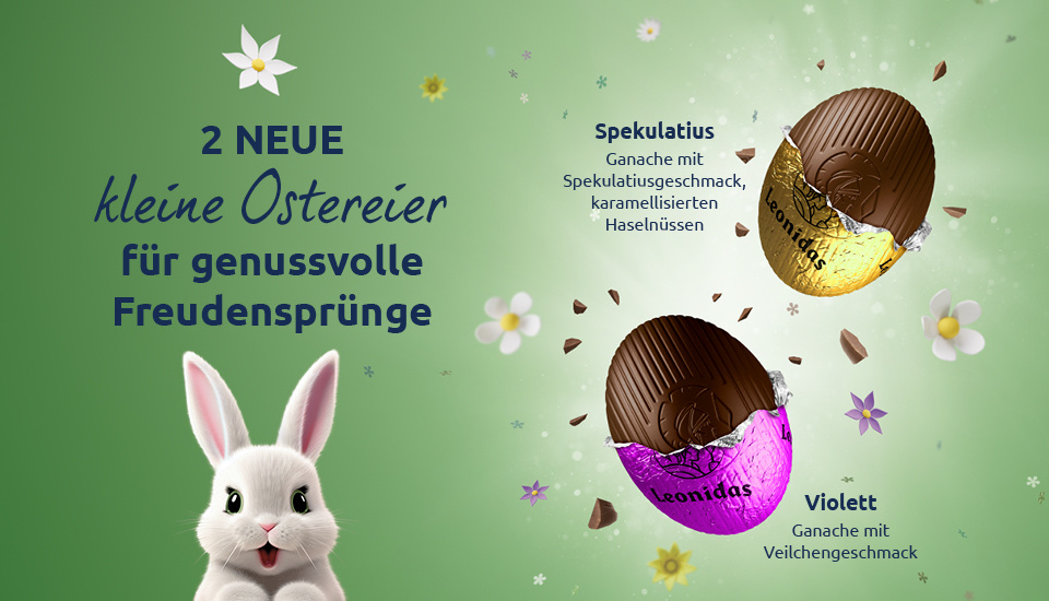 2 neue kleine Ostereier für genussvolle Freudensprünge