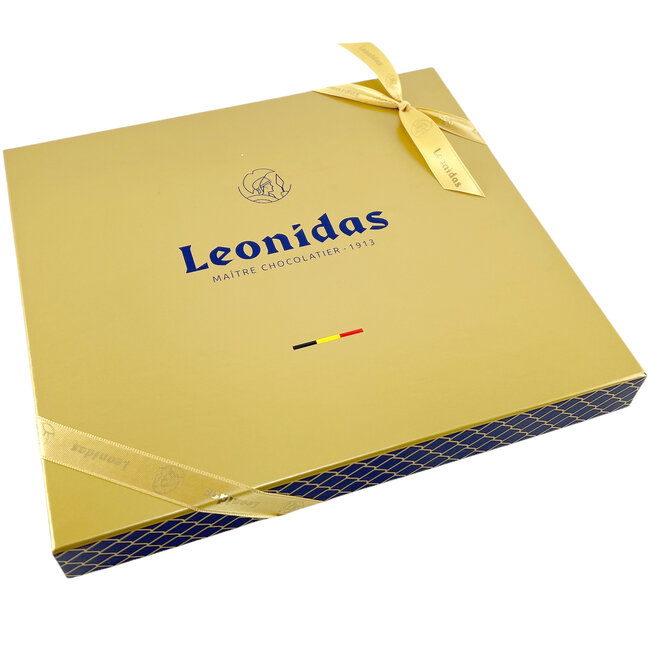 Leonidas Coffret deluxe doré de 35 chocolats assortis