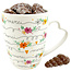 Leonidas Ceramic mug 'Merci' with 250g Seashells