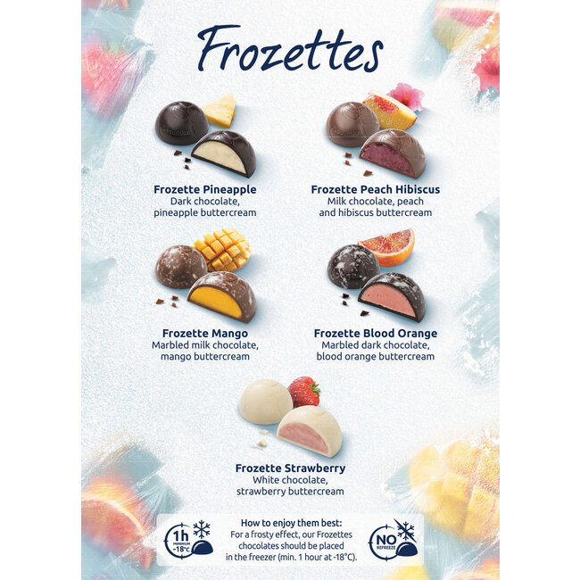 Leonidas Leonidas 16 Frozettes – Fruchtige Pralinen für den eiskalten Genuss