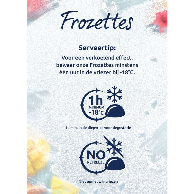 Leonidas 16 Frozettes - IJskoude fruitpralines