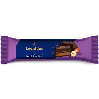 Leonidas Riegel Dunkle - Nougat & Haselnuss 50g