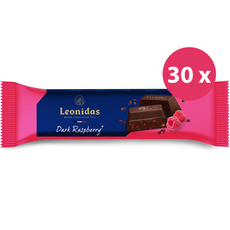 Leonidas Bâton Noir - Framboises 45g PACK AVANTAGE (30)