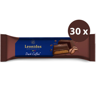 Leonidas Riegel Dunkle - Kaffee Nougat 50g VORTEILSPACK (30)