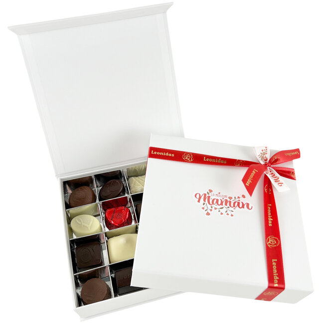 Leonidas Coffret Cadeau La Meilleure Maman 16 Pralines