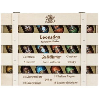 Leonidas Houten kistje 18 likeurpralines