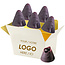 Geldhof Personalized box with 3 Cuberdons for corporate gifts