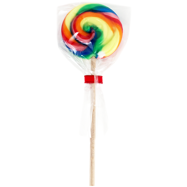 Sucette Arc-en-ciel 50g - Confiserie colorée