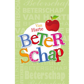 Wenskaart 'Van Harte Beterschap' (11x17cm)
