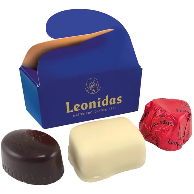 Leonidas Vlinderdoosje (blauw) 3 pralines