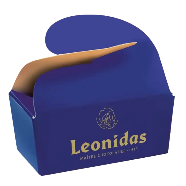 Leonidas Butterfly box (blue) with 3 delicious chocolates