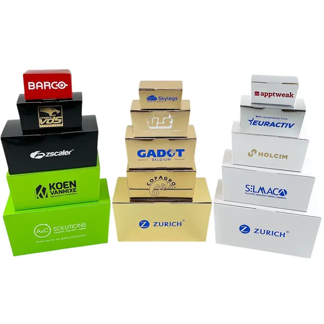 Geldhof Ballotin personnalisé avec 15 Cuberdons