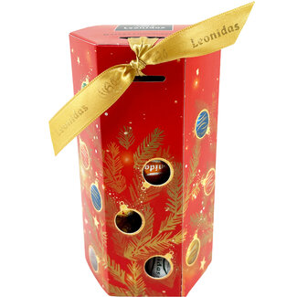 Leonidas Hexagonal box - 35 Celebration balls