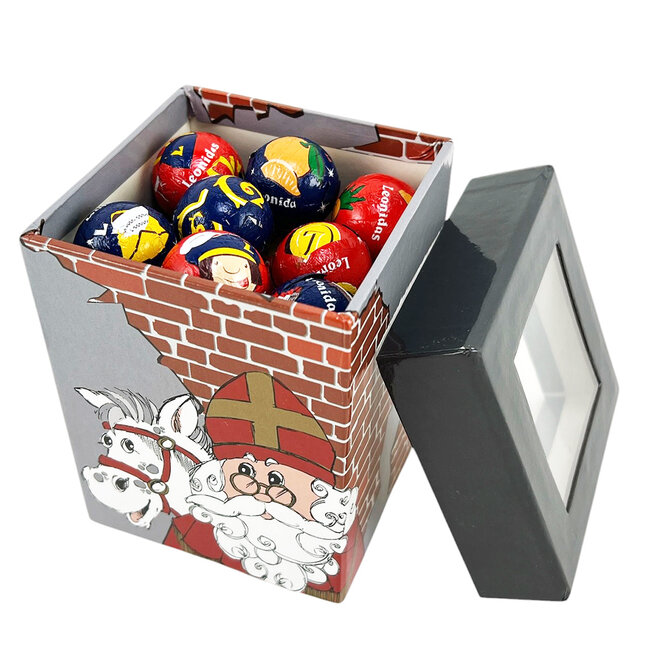 Leonidas Schoorsteendoos - 34 Sinterklaasballetjes