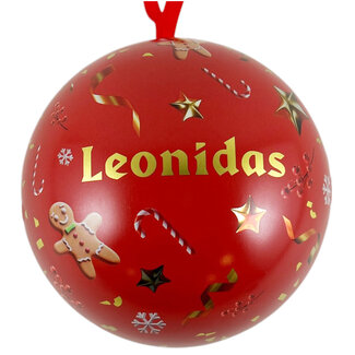 Leonidas Weihnachtskugel (Blech) 24 Festliche Schokokugeln