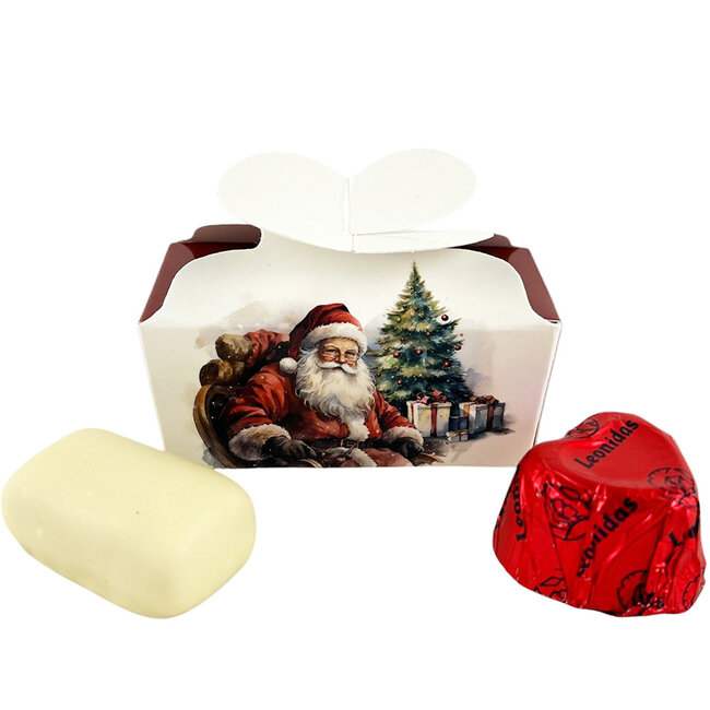 Leonidas Box 'Christmas' 2 chocolates