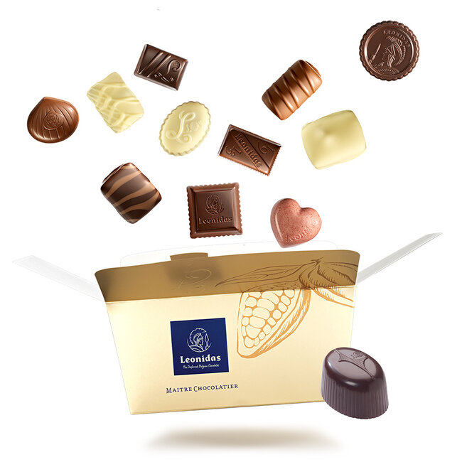 Leonidas Maison en métal 500g chocolats