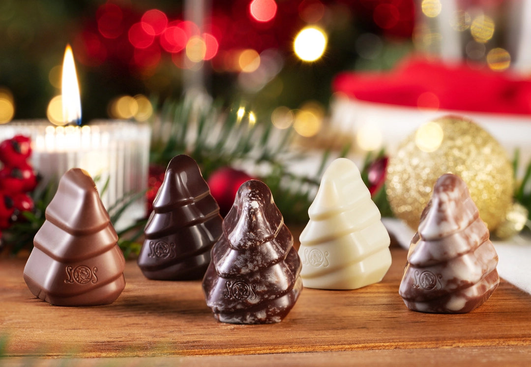 Chocolate Christmas trees: the perfect treat!