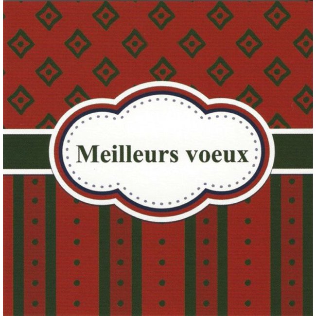 Carte de voeux 'Meilleurs vœux'