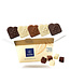 Geschenkmand (S) met pralines/bonbons en lekkernijen verlaagd aan suikers